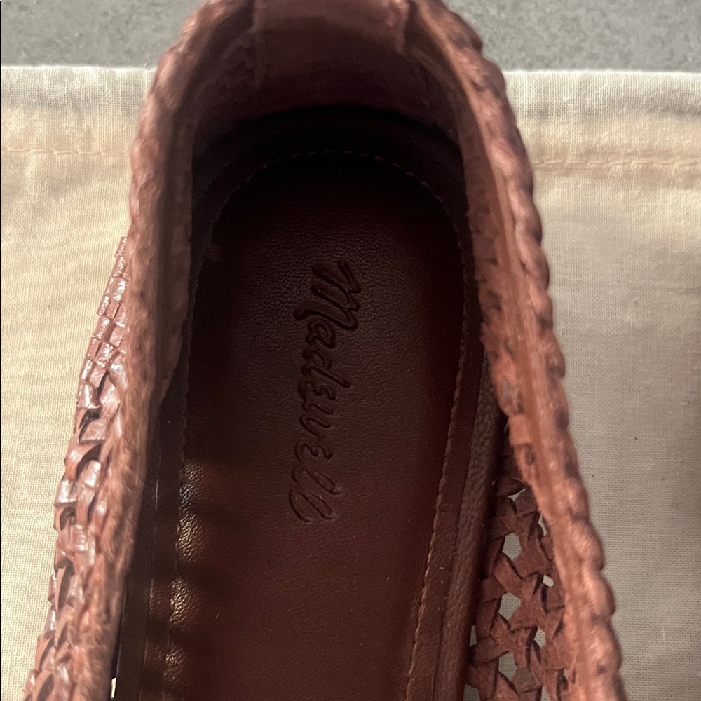 Madewell The Mylie Ballet Flat in handwoven leather - Picture 6 of 10